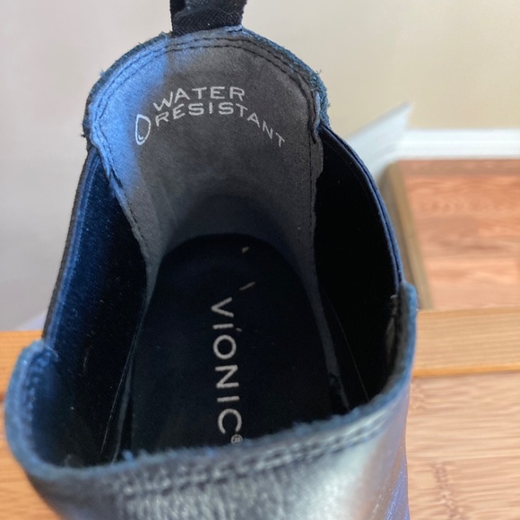 VIONIC EVERGREEN BOOTS BOOTIES BLACK SIZE 8 NIB - Picture 7 of 9